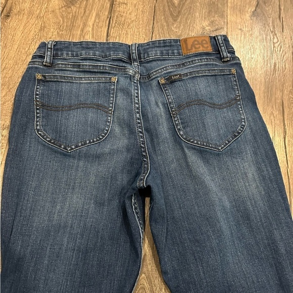 Lee Boot cut Jeans Women's Size 10 P Flared Jeans Mid Rise Cowgirl Western Boho - Picture 7 of 12